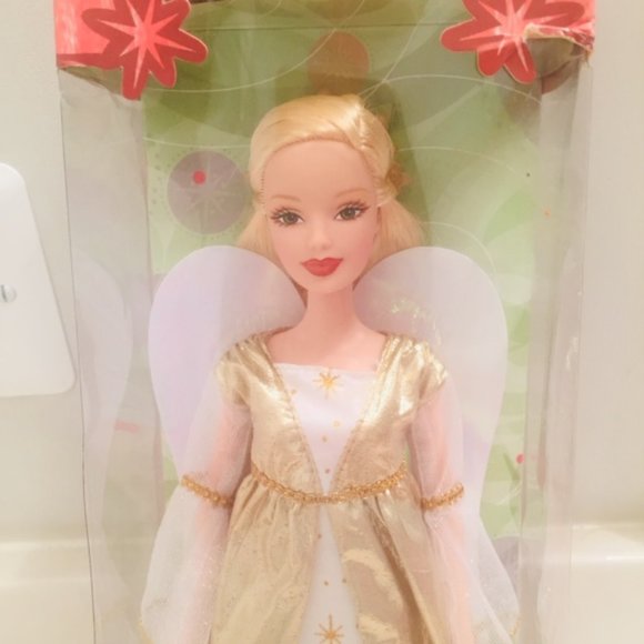 NRFB Holiday Angel Barbie Doll 2005 - Picture 3 of 5